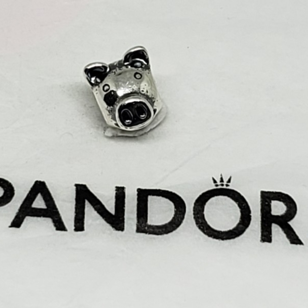 Pandora Silver Pig Charm